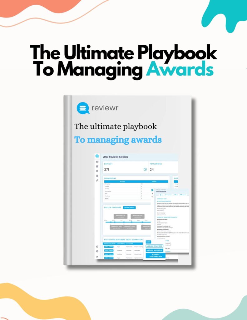 Webinar header image for The Ultimate Playbook to Managing Awards - a step by step guide to managing member recognition awards that are efficient for program managers and engaging for participants.