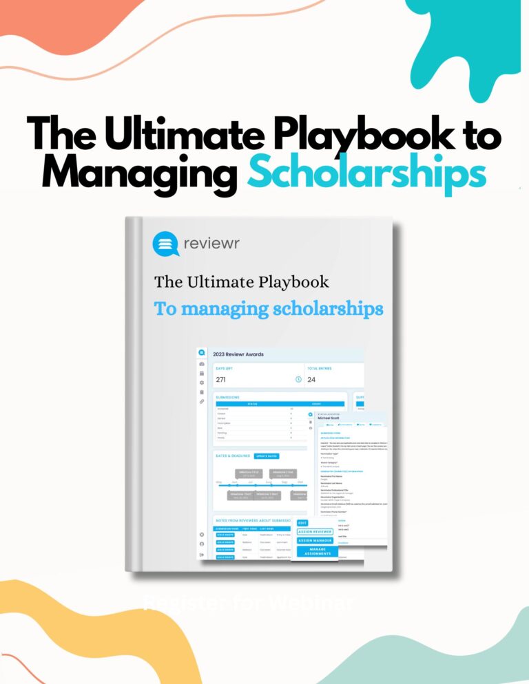 The Ultimate Playbook to Managing Scholarships is a step-by-step outline on how to manage scholarship programs from start to finish.