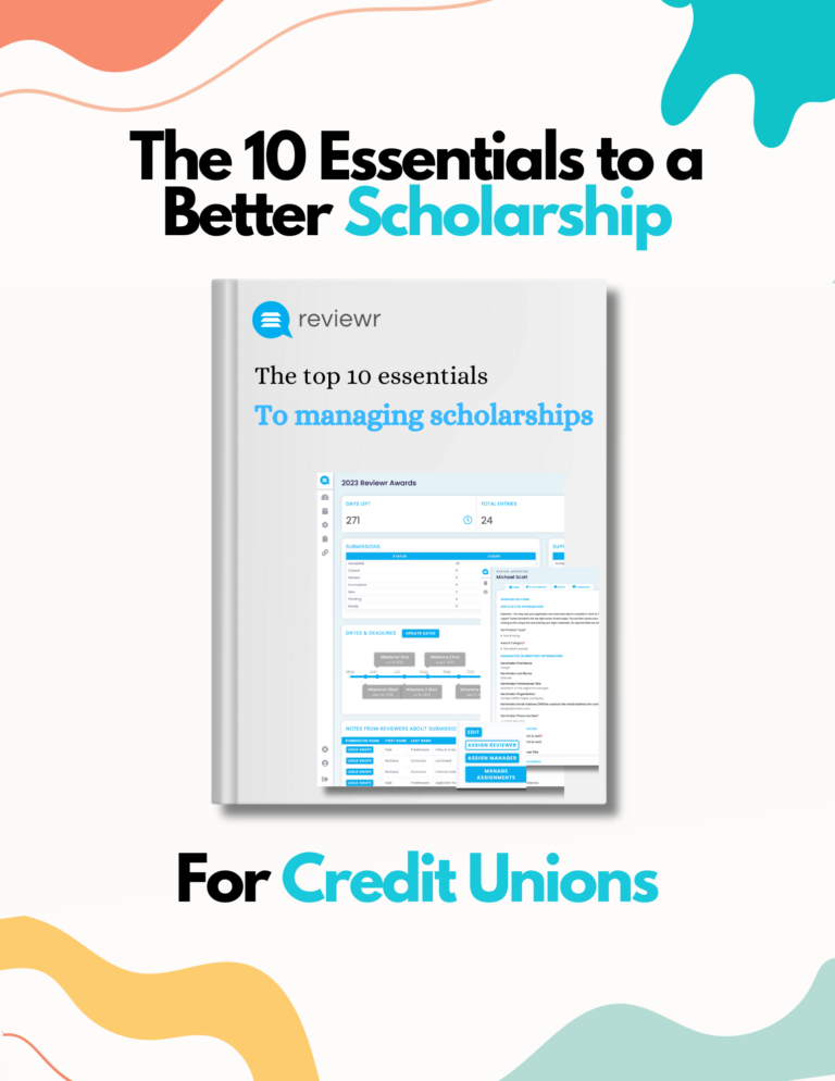The 10 essentials to a better scholarship webinar cover page
