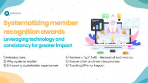 Systematizing Member Recognition Awards